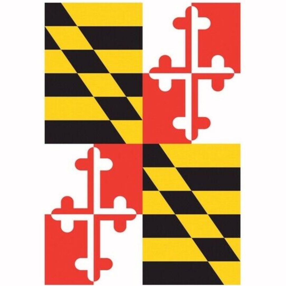 Maryland Garden Flag 12.5″ x 18″ - NEW FAST SHIP